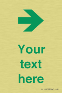 Custom Safe Condition inverse: Green right arrow